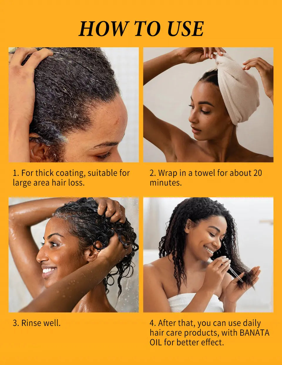 Natural Batana Oil African Hair Growth Oil for Healthy Hair 100% Batana Promotes Hair Wellness for Hair Care Regrowth Enhances