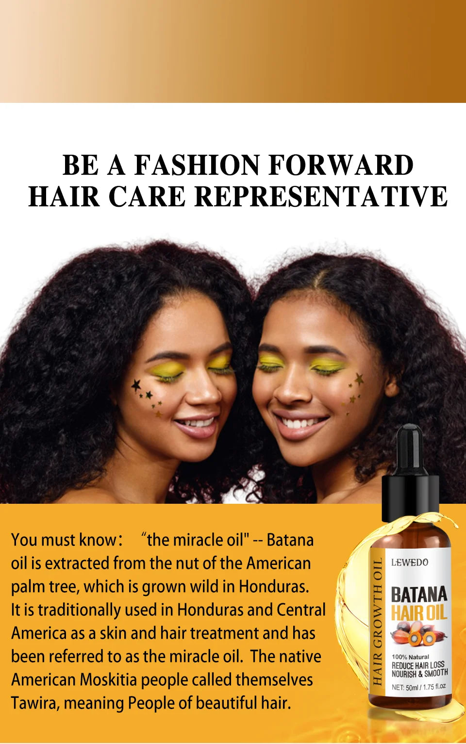 Natural Batana Oil African Hair Growth Oil for Healthy Hair 100% Batana Promotes Hair Wellness for Hair Care Regrowth Enhances