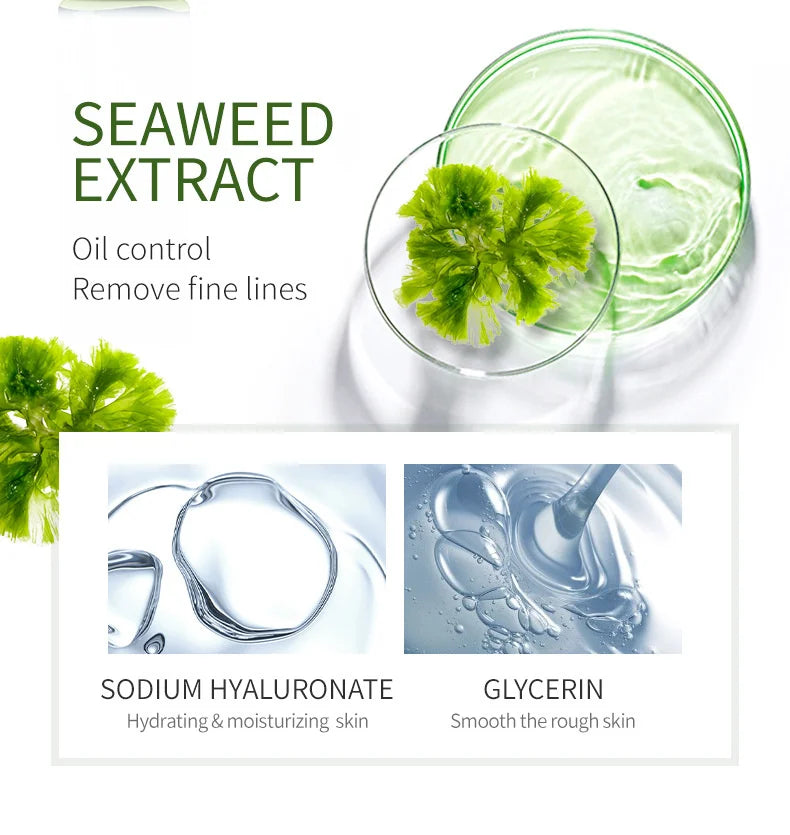 100 pcs LAIKOU Moisturizing Sleeping Mask Sakura Snail Seaweed Centella Face Mask Tendering & Nourishing Oil-control Skin Care