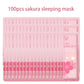 100 pcs LAIKOU Moisturizing Sleeping Mask Sakura Snail Seaweed Centella Face Mask Tendering & Nourishing Oil-control Skin Care