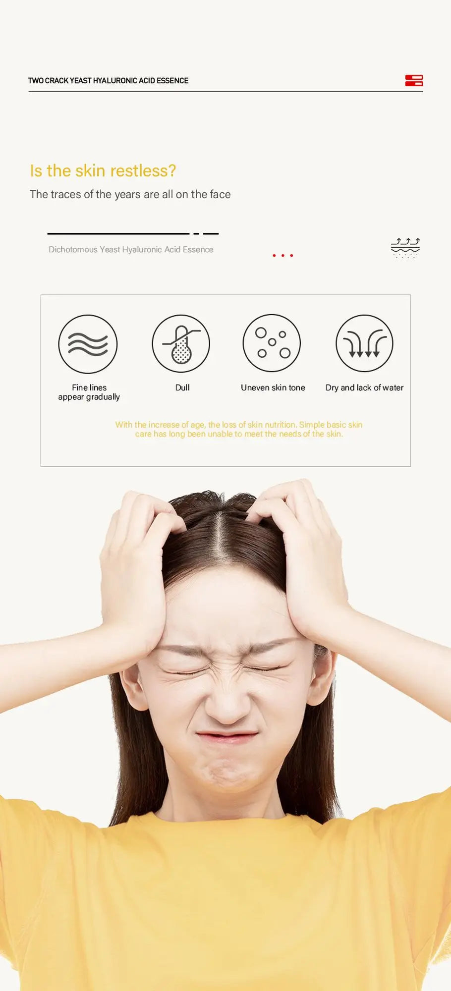 60PCS Saccharomyces Face Serum