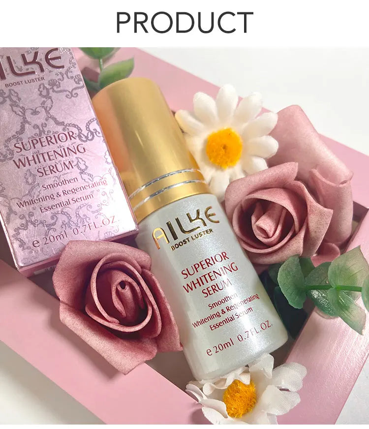 AILKE Women Anti-Aging freckles Facial Serum Glutathion Top selling Whitening Moisturizer Lightening face care eclaircissant