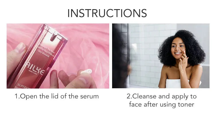 AILKE Women Anti-Aging freckles Facial Serum Glutathion Top selling Whitening Moisturizer Lightening face care eclaircissant