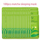 100 pcs LAIKOU Moisturizing Sleeping Mask Sakura Snail Seaweed Centella Face Mask Tendering & Nourishing Oil-control Skin Care