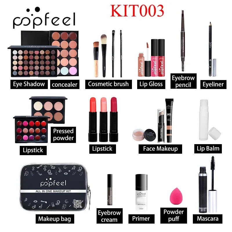 POPFEEL ALL IN ONE Full Professional Makeup