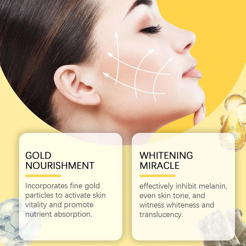 1pcs Gold Peel Off Facial Mask Deep Cleanser Hydrating Anti Aging Skin Brightening Gel sleeping Mask 120g