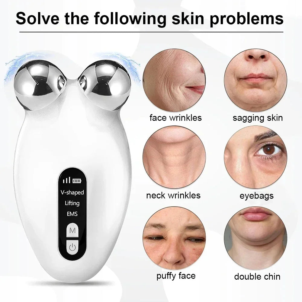 Facial Massager Microcurrent Roller