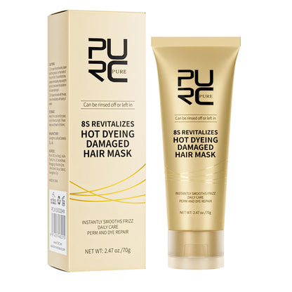 PURC Protein Hair Mask Keratin Damage Repair Frizz Dry Smoothing Treatment Cream Straighten Shiny Moisturizing Hair Care Product