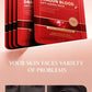 10Pcs Dragon Blood Moisturizing Tender Facial Mask Light Lines Soothing Repair Face Dry Rough Firming Beauty Face Skin Care