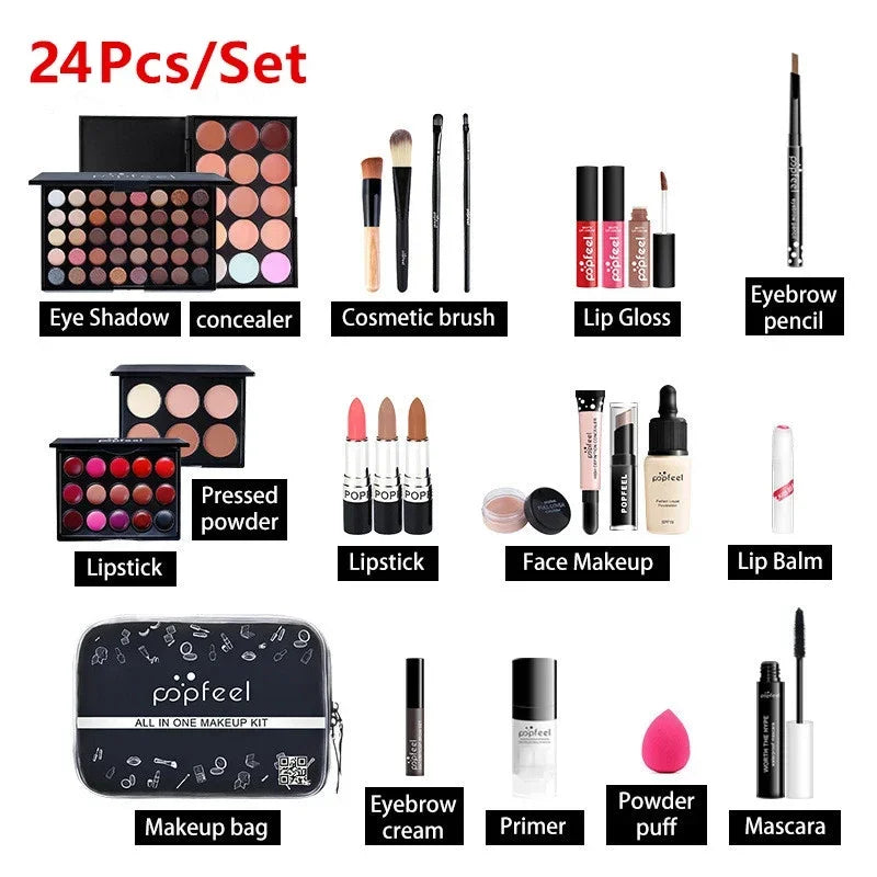 POPFEEL ALL IN ONE Full Professional Makeup