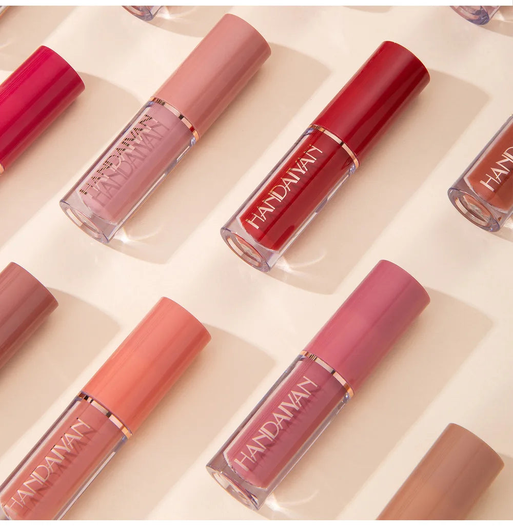 HANDAIYAN 12 Color Matte Liquid Lipstick