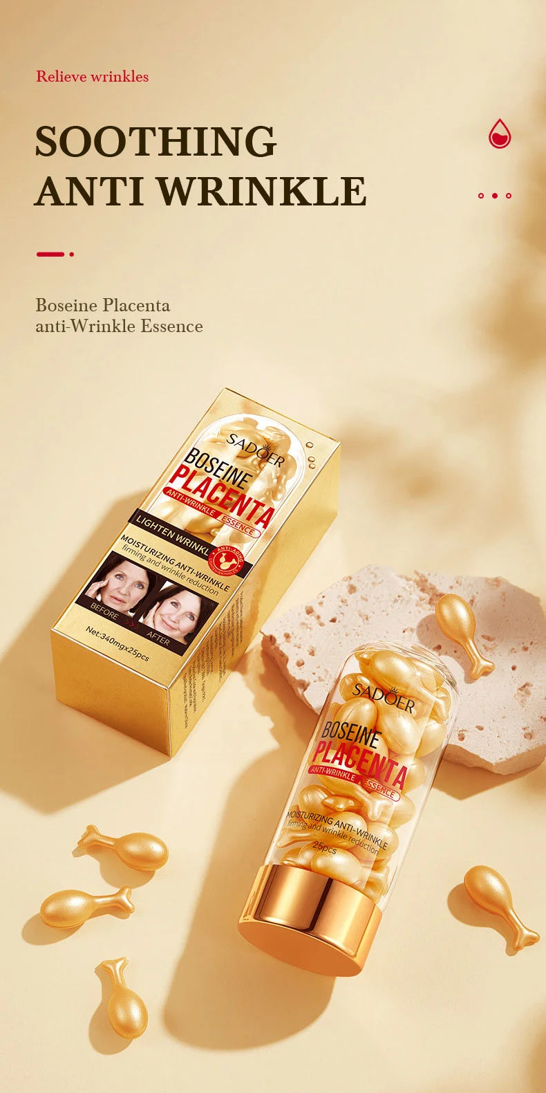 Boseine Placenta  25pcs Serum