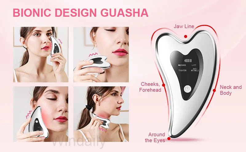 Face Neck Lifting Scraping Board Massager