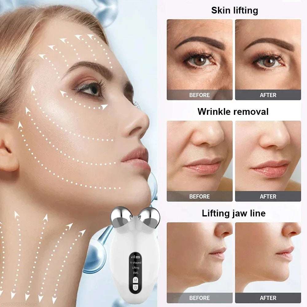 Facial Massager Microcurrent Roller