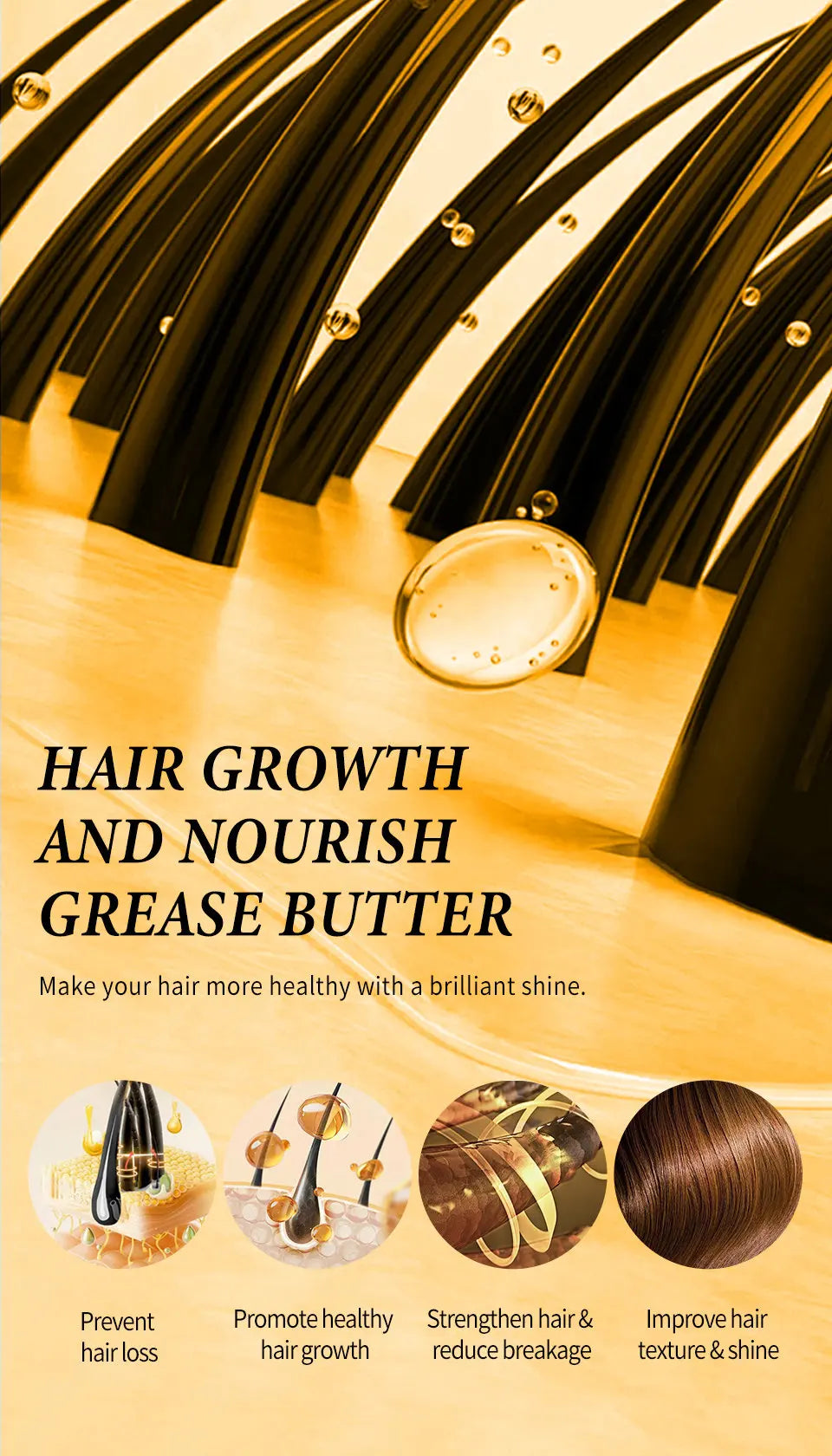 Natural Batana Oil African Hair Growth Oil for Healthy Hair 100% Batana Promotes Hair Wellness for Hair Care Regrowth Enhances