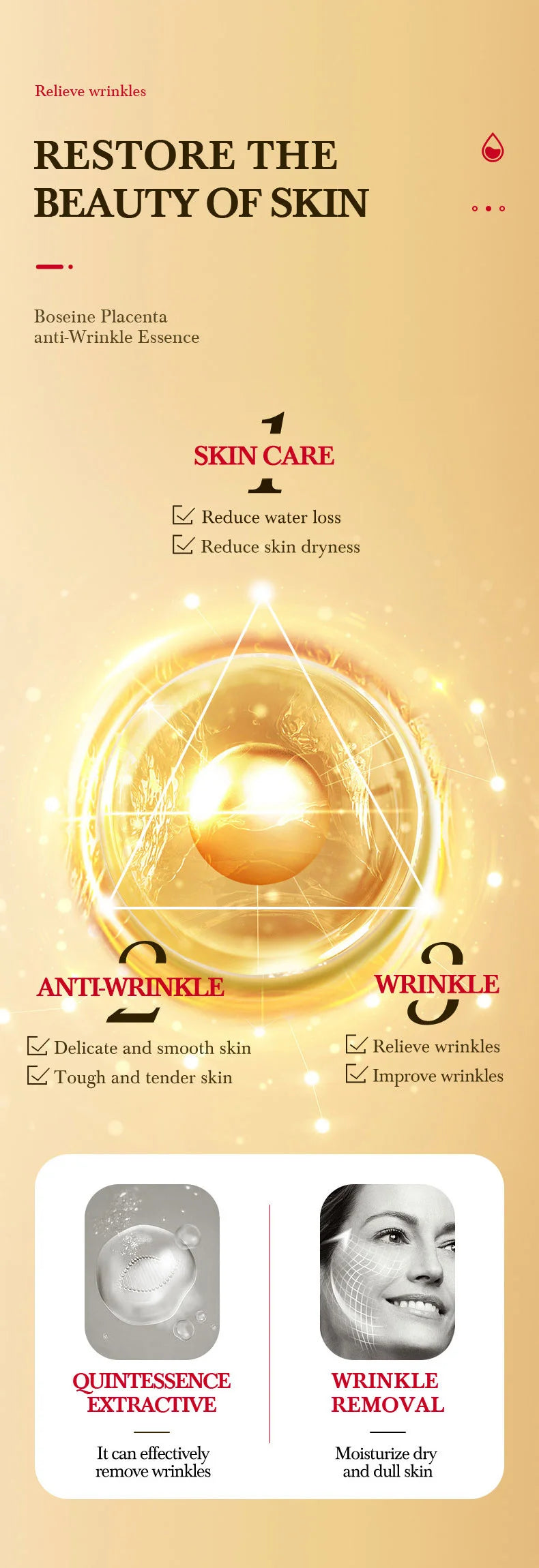 Boseine Placenta  25pcs Serum