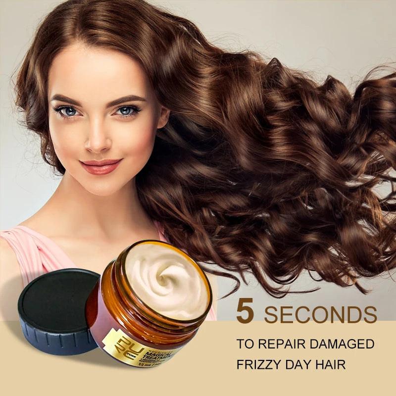 PURC Magical Repair Hair Mask Damage Restore Soft Smoothing Keratin Straightening Argan Oil Scalp Treatment Hair Care