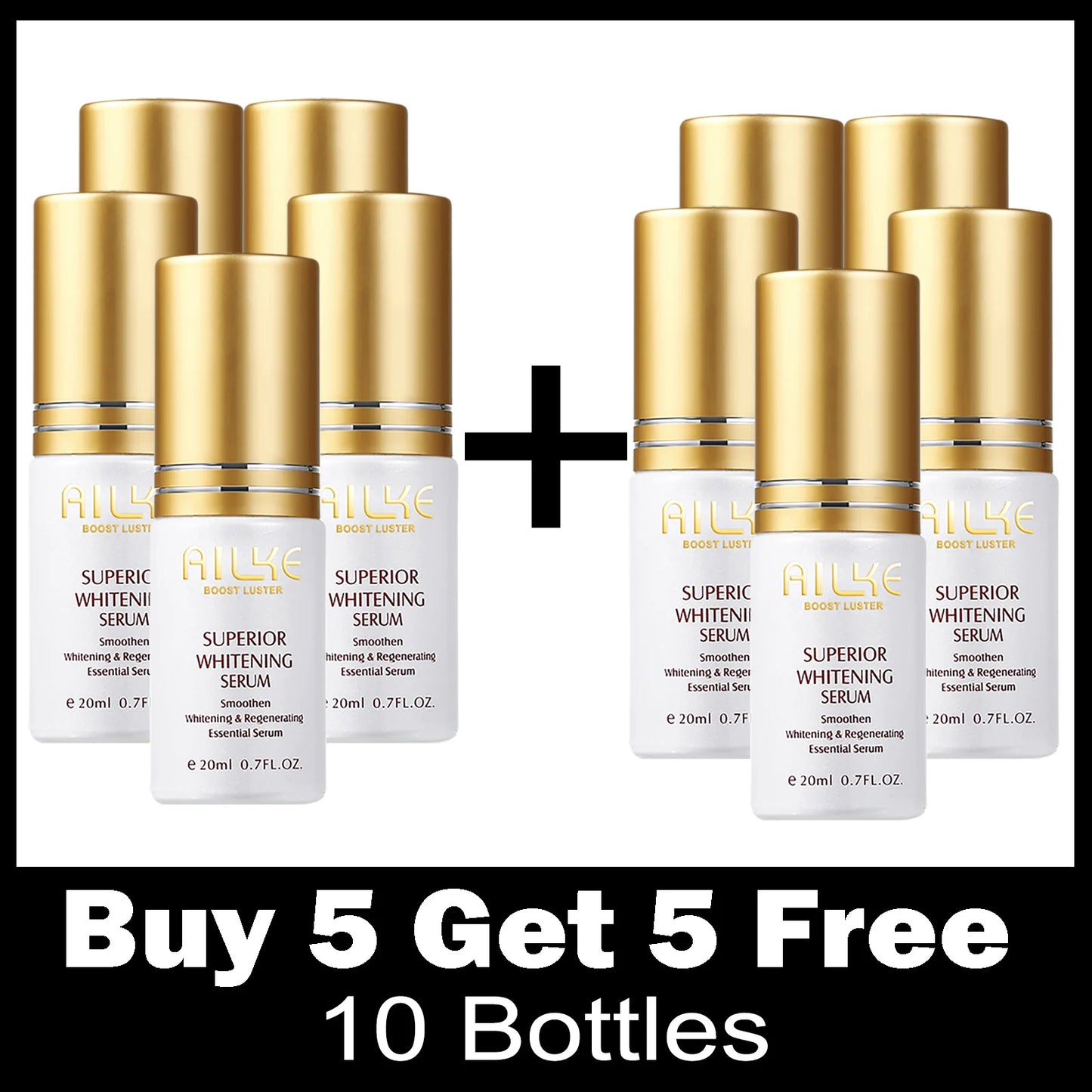 AILKE Women Anti-Aging freckles Facial Serum Glutathion Top selling Whitening Moisturizer Lightening face care eclaircissant