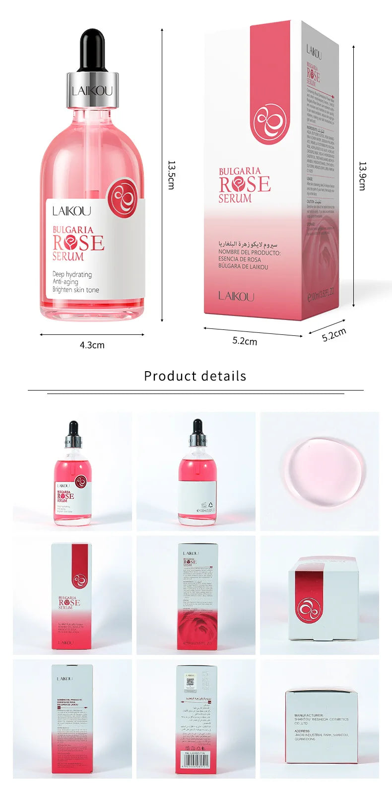 100ml Bulgaria Rose Essence Serum
