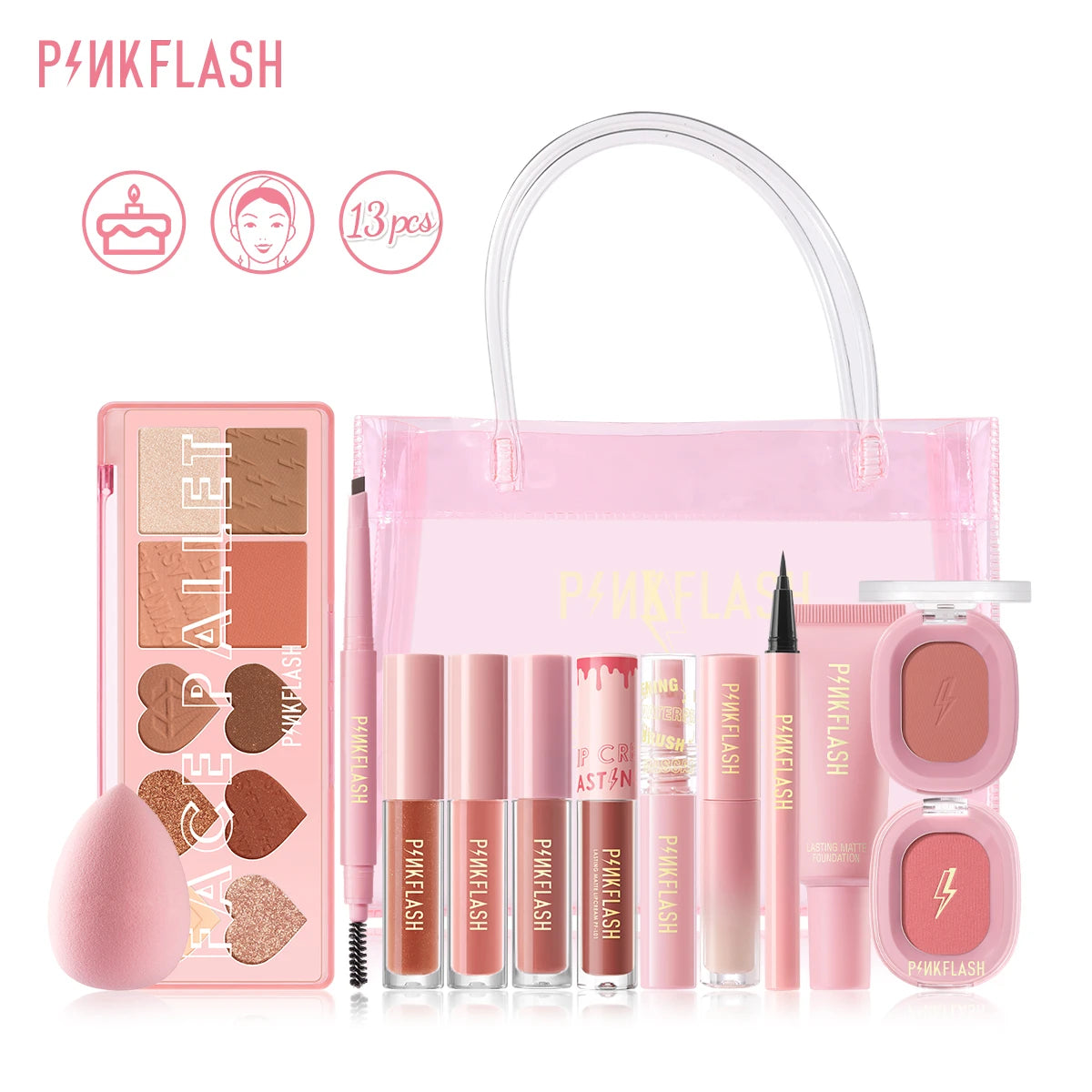 PINKFLASH 1 Anniversary Full Face Makeup