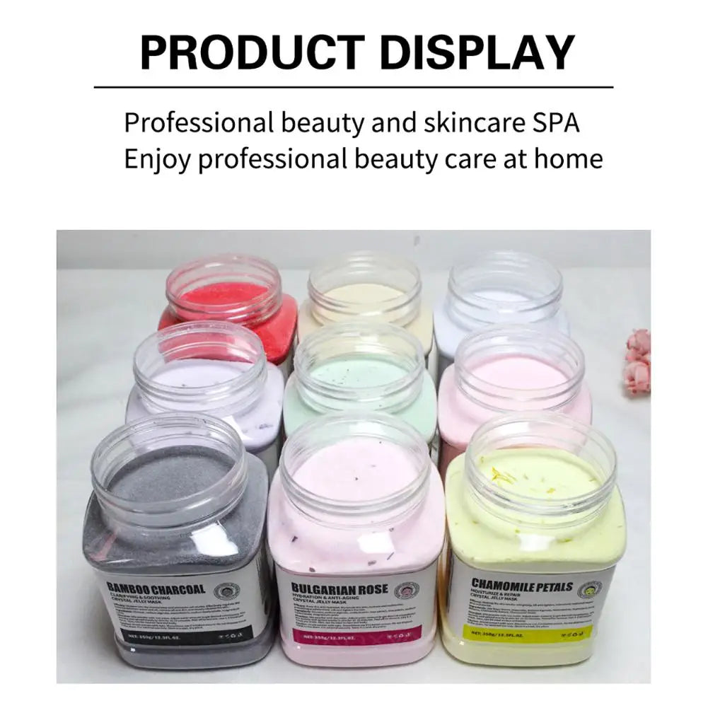 Jelly Mask for Facial Professional Rose Smooth Face Mask Skin Care, Hydrated Nourished Hydro Jelly Mask Powder,Gel Peel Off W7M5