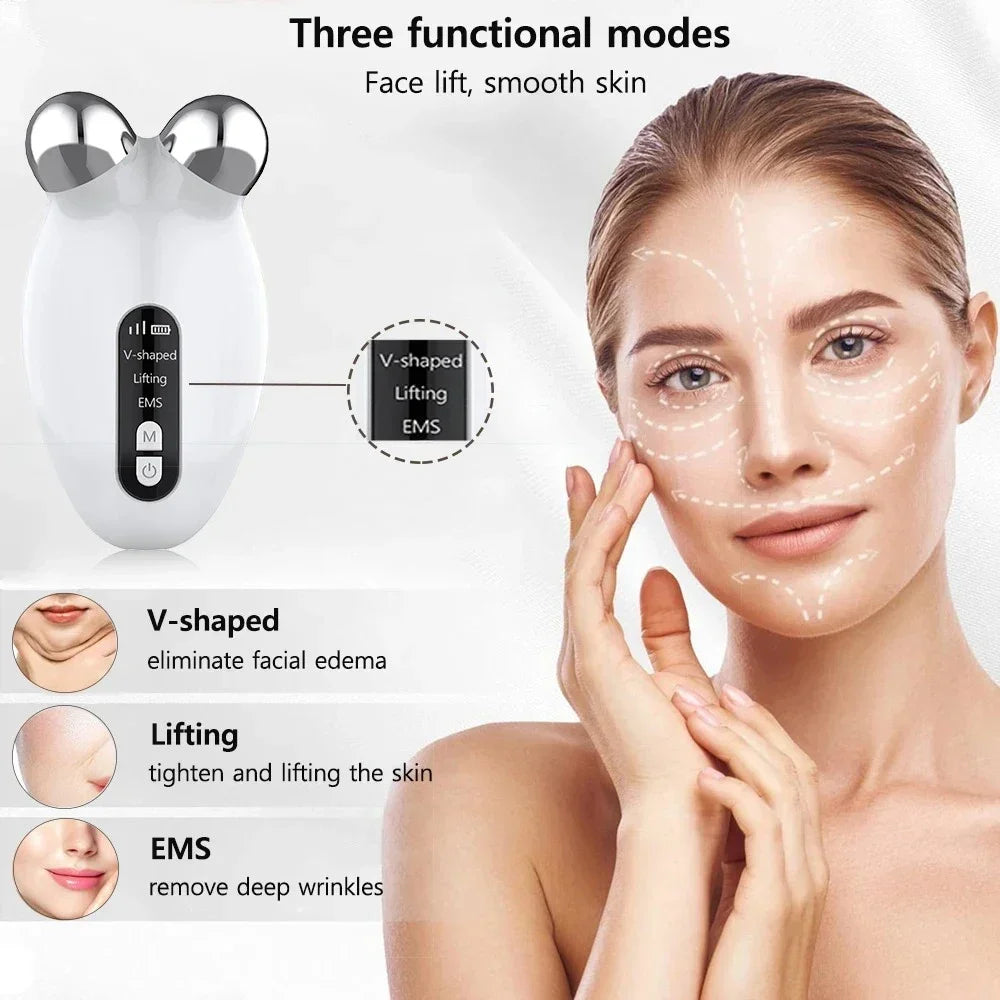 Facial Massager Microcurrent Roller