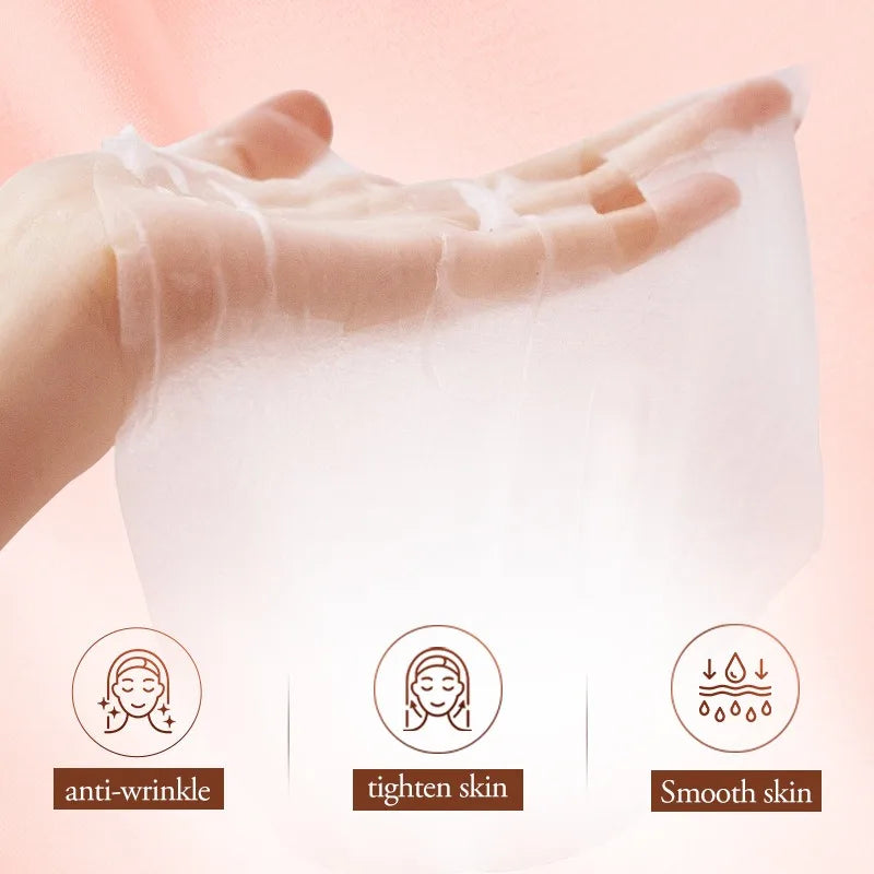 10Pcs Dragon Blood Moisturizing Tender Facial Mask Light Lines Soothing Repair Face Dry Rough Firming Beauty Face Skin Care