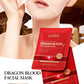10Pcs Dragon Blood Moisturizing Tender Facial Mask Light Lines Soothing Repair Face Dry Rough Firming Beauty Face Skin Care