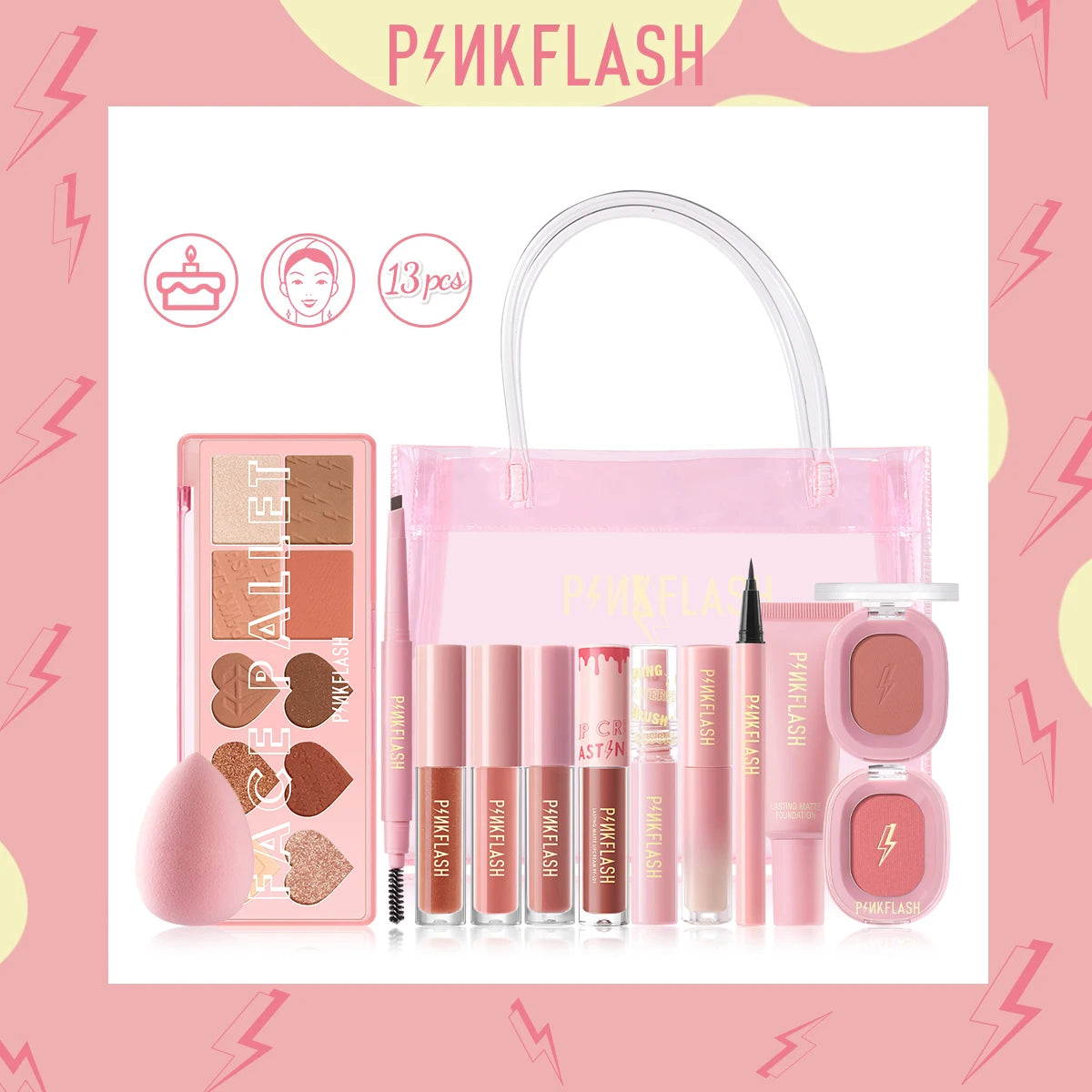 PINKFLASH 1 Anniversary Full Face Makeup