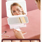 Tri-Fold LED Makeup Mirror 3 Tone Lights