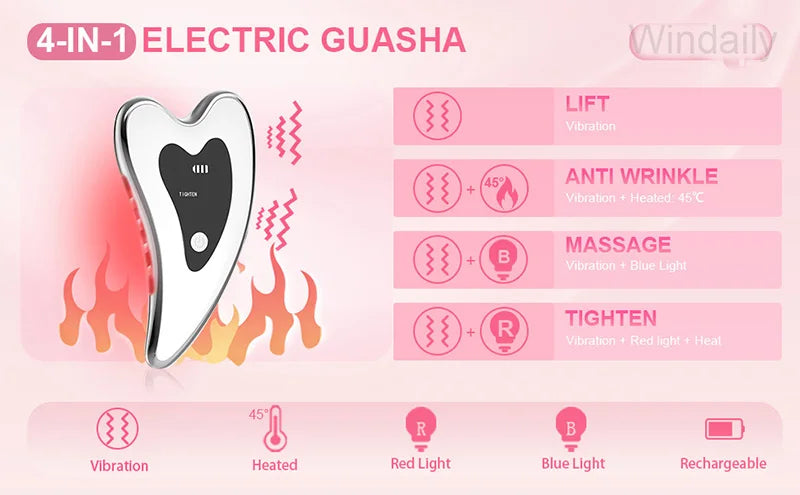 Face Neck Lifting Scraping Board Massager