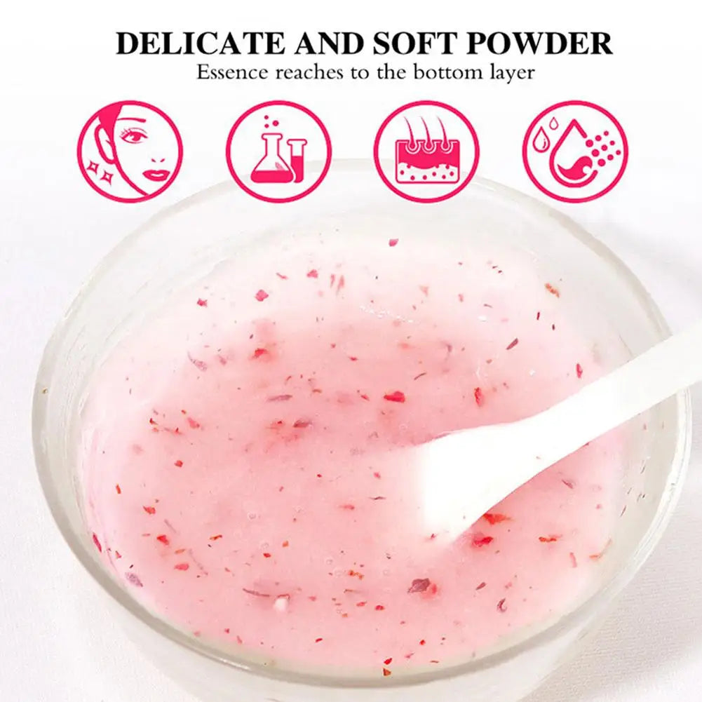 Jelly Mask for Facial Professional Rose Smooth Face Mask Skin Care, Hydrated Nourished Hydro Jelly Mask Powder,Gel Peel Off W7M5