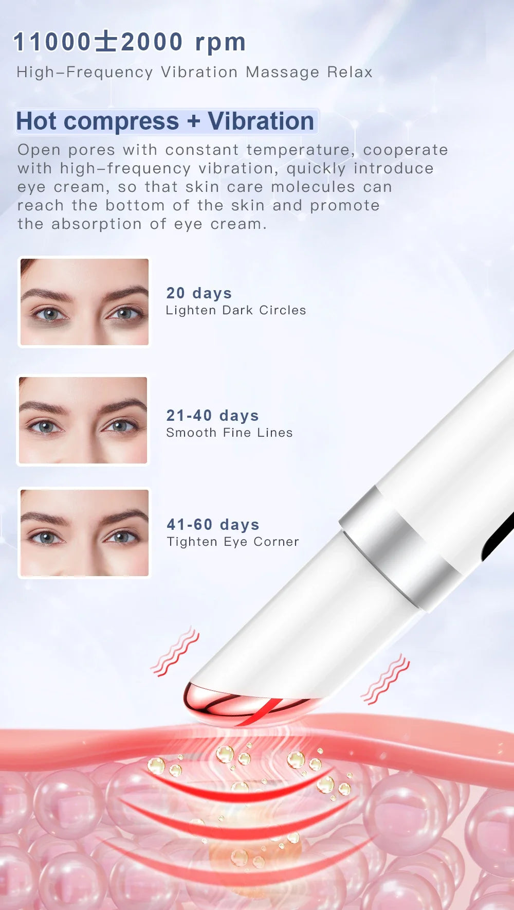 EMS Electric Eye Massager Eye Skin
