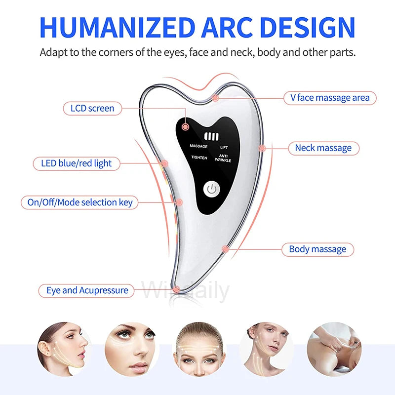 Face Neck Lifting Scraping Board Massager