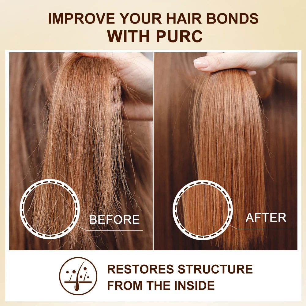 PURC Magical Repair Hair Mask Damage Restore Soft Smoothing Keratin Straightening Argan Oil Scalp Treatment Hair Care