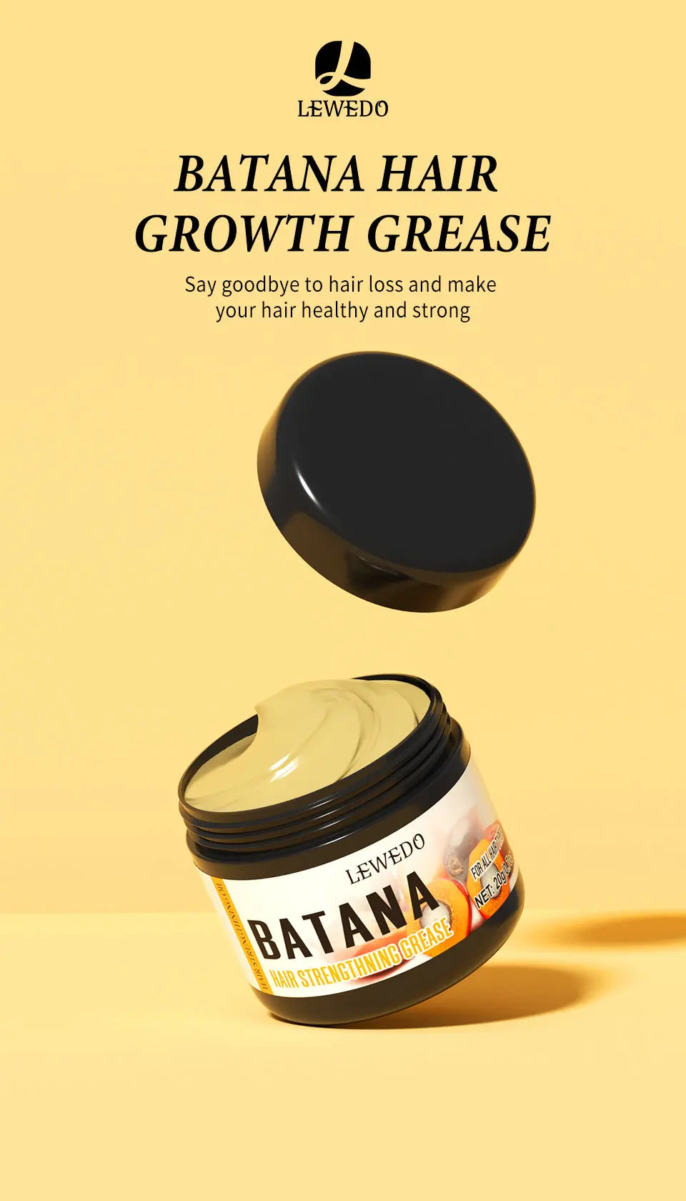 Natural Batana Oil African Hair Growth Oil for Healthy Hair 100% Batana Promotes Hair Wellness for Hair Care Regrowth Enhances