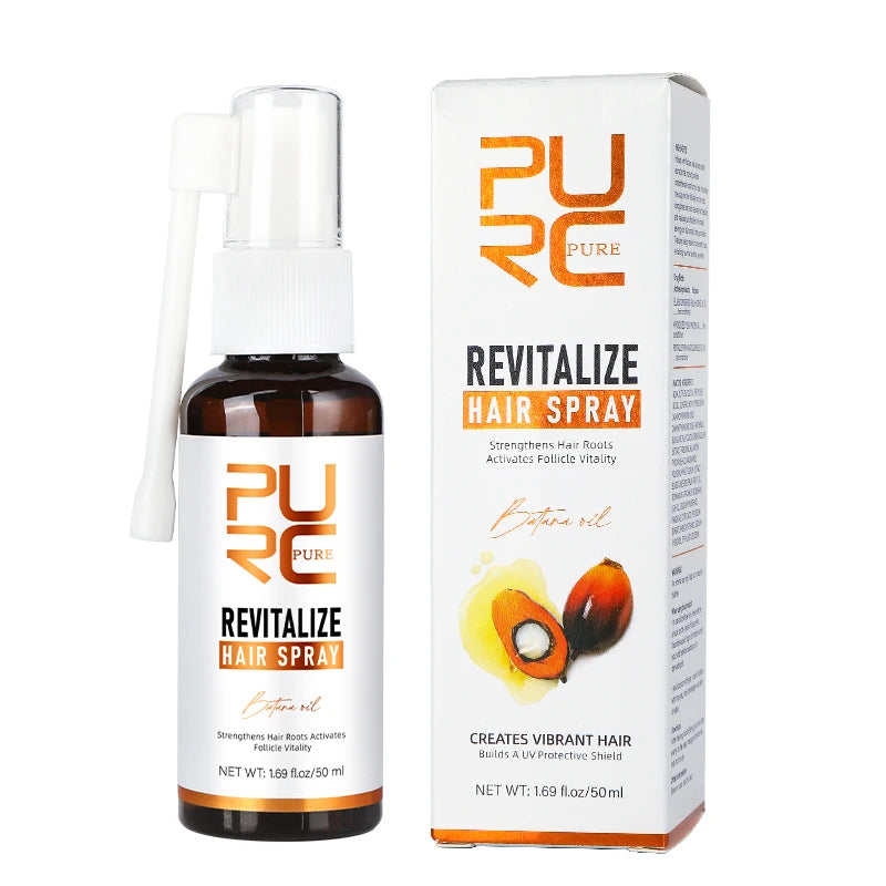 PURC Batana Oil Hair Growth Spray Hair Care Anti Hair Loss Fast Regrowth Nourish Spray Rosemary Oil Biotin Hair Grow Products