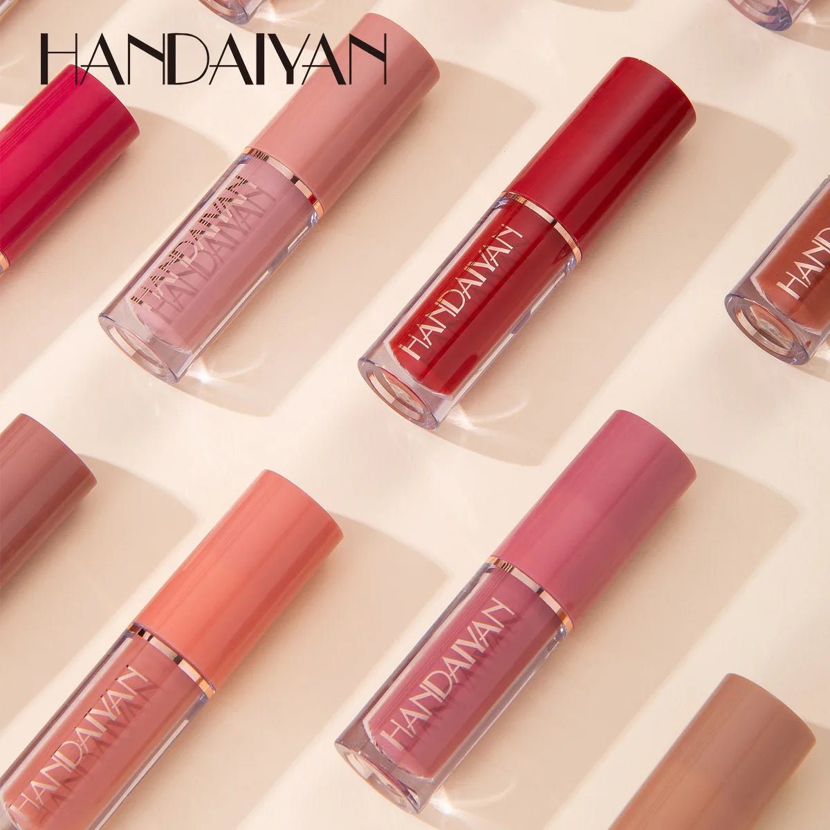 HANDAIYAN 12 Color Matte Liquid Lipstick