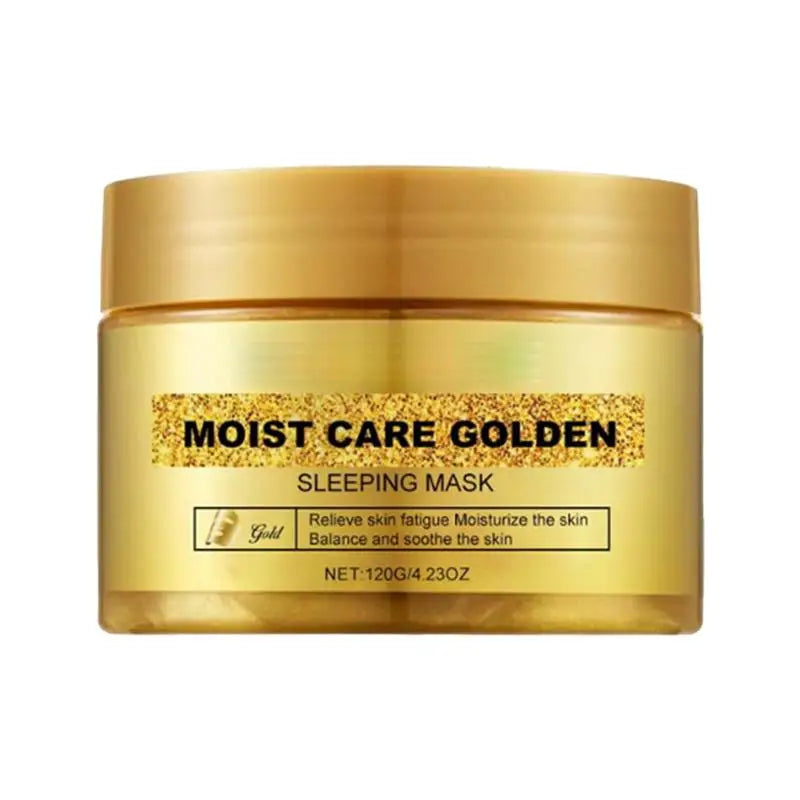 1pcs Gold Peel Off Facial Mask Deep Cleanser Hydrating Anti Aging Skin Brightening Gel sleeping Mask 120g